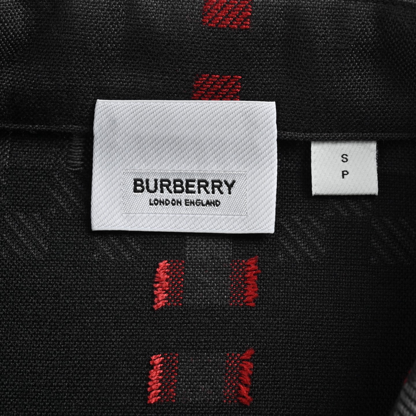 Burberry 24Fw pixel wool blend Harrington jacket