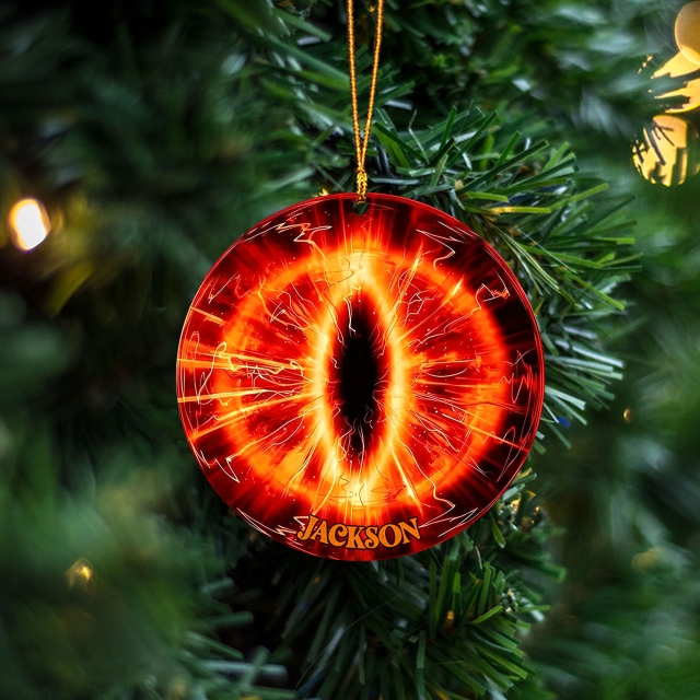 Eye of Sauron Christmas Ornament