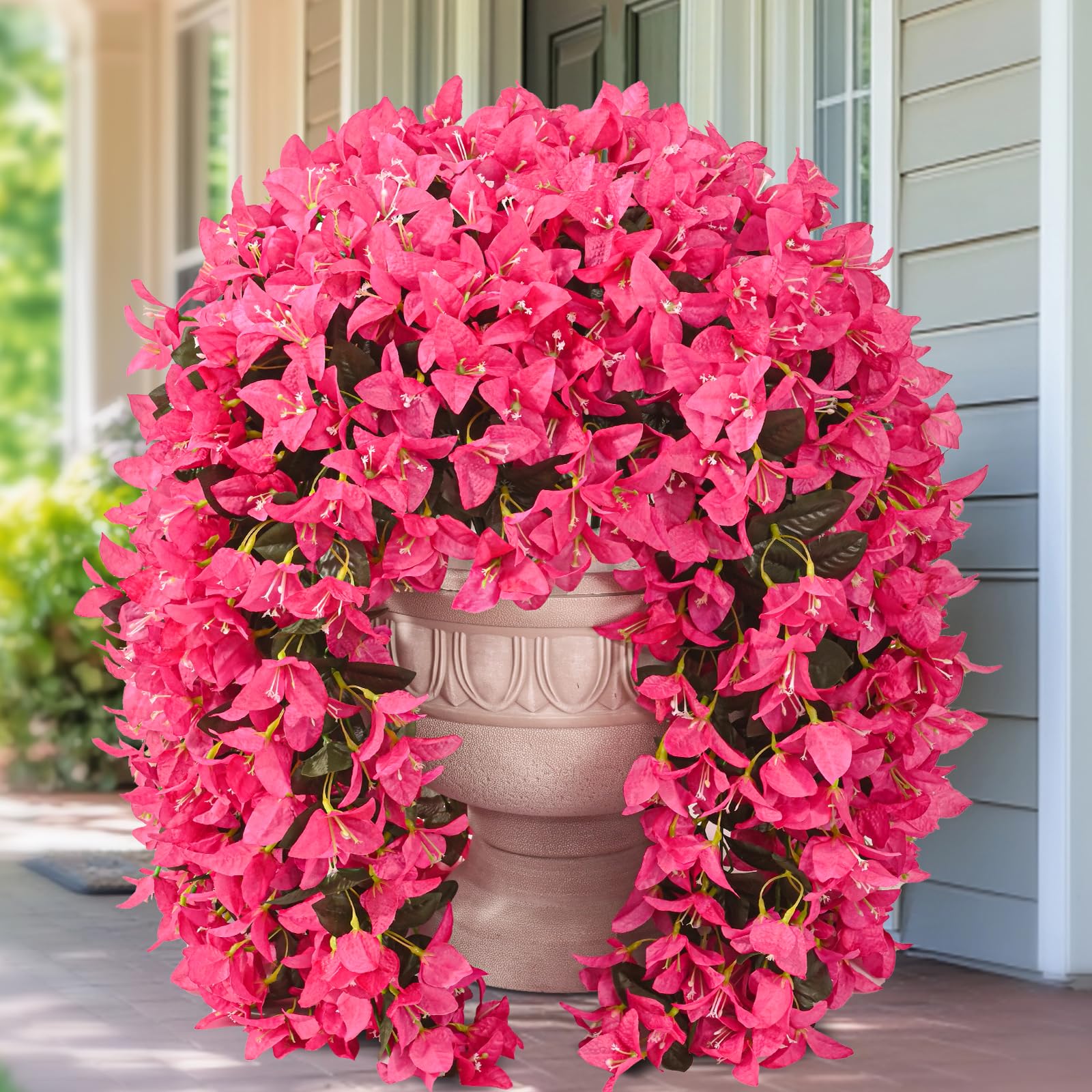 🔥ON SALE - 45% OFF🔥Realistic Faux Silk Bougainvillea Flowers, - UV resistant, Waterproof, Windproof