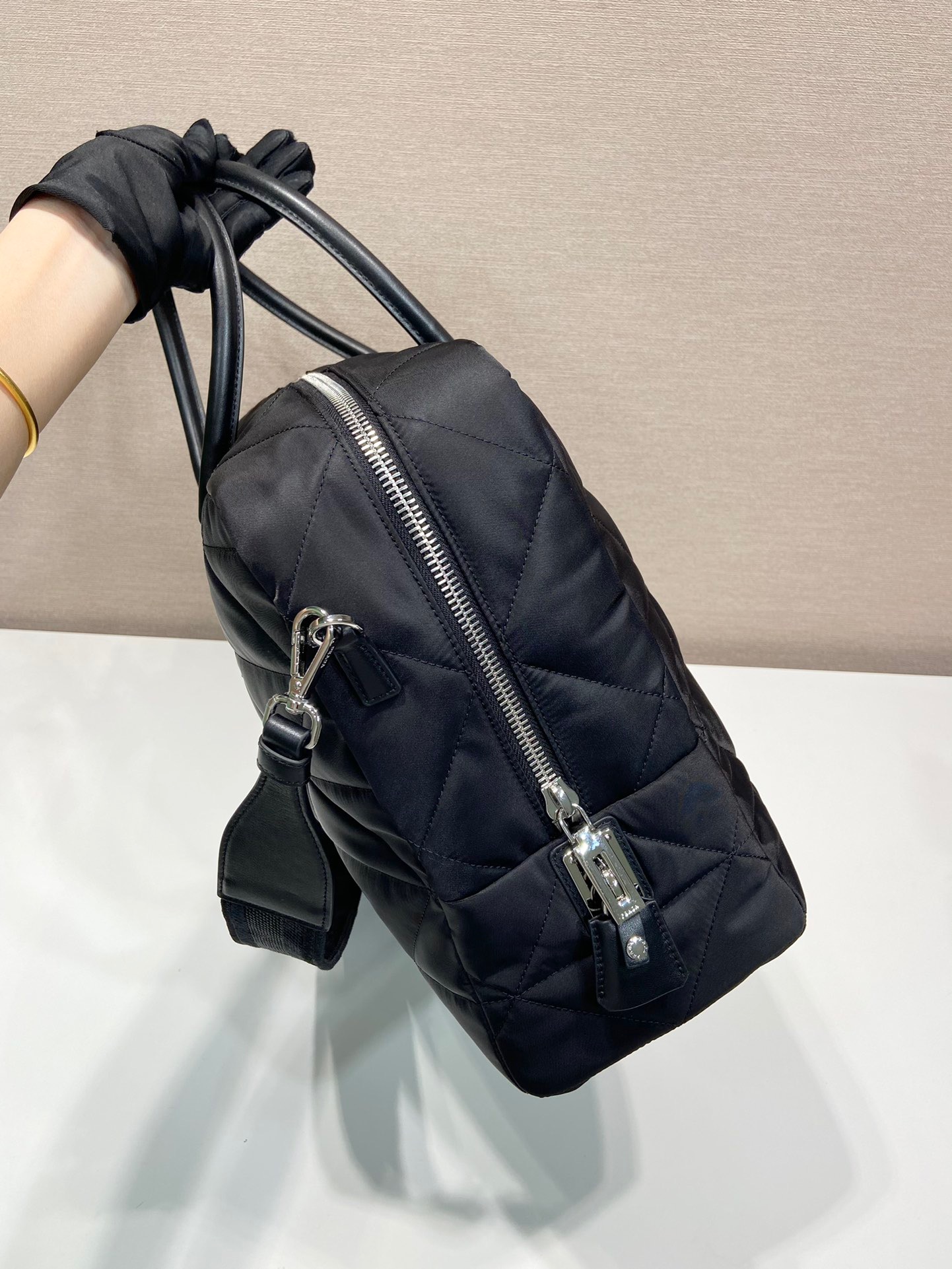 Prada New Plaid Travel Bag 2VA009