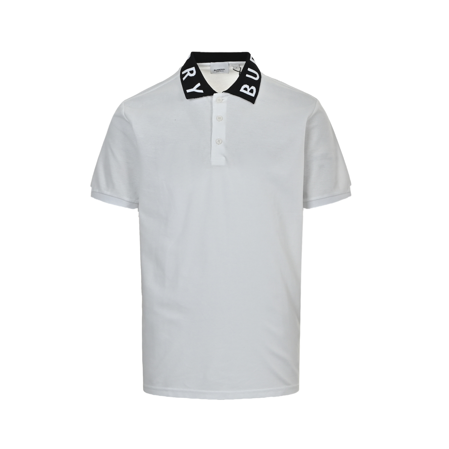 Burberry Letter Collar Polo Short Sleeve