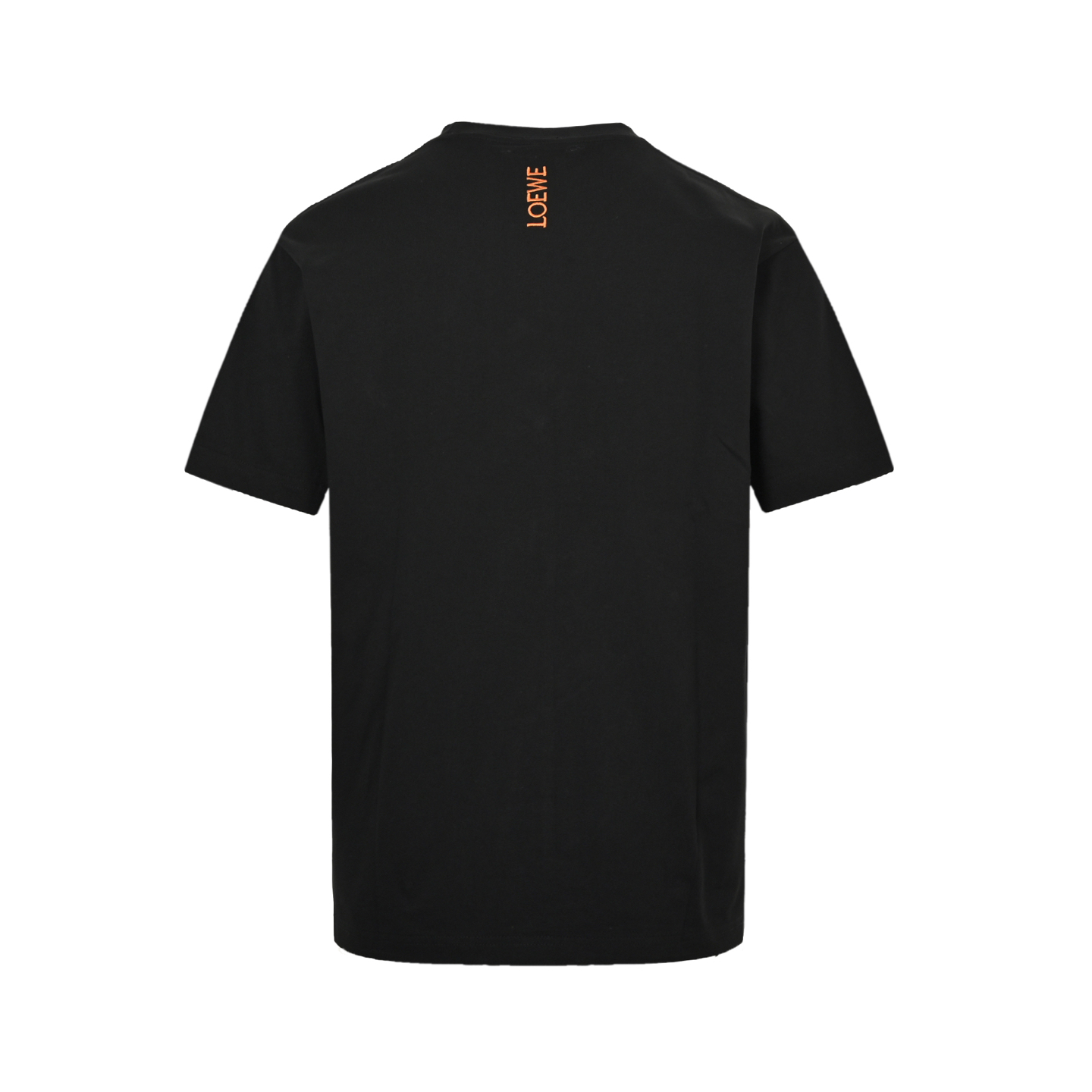 Loewe 25ss short sleeve with contrasting logo embroidery on pockets