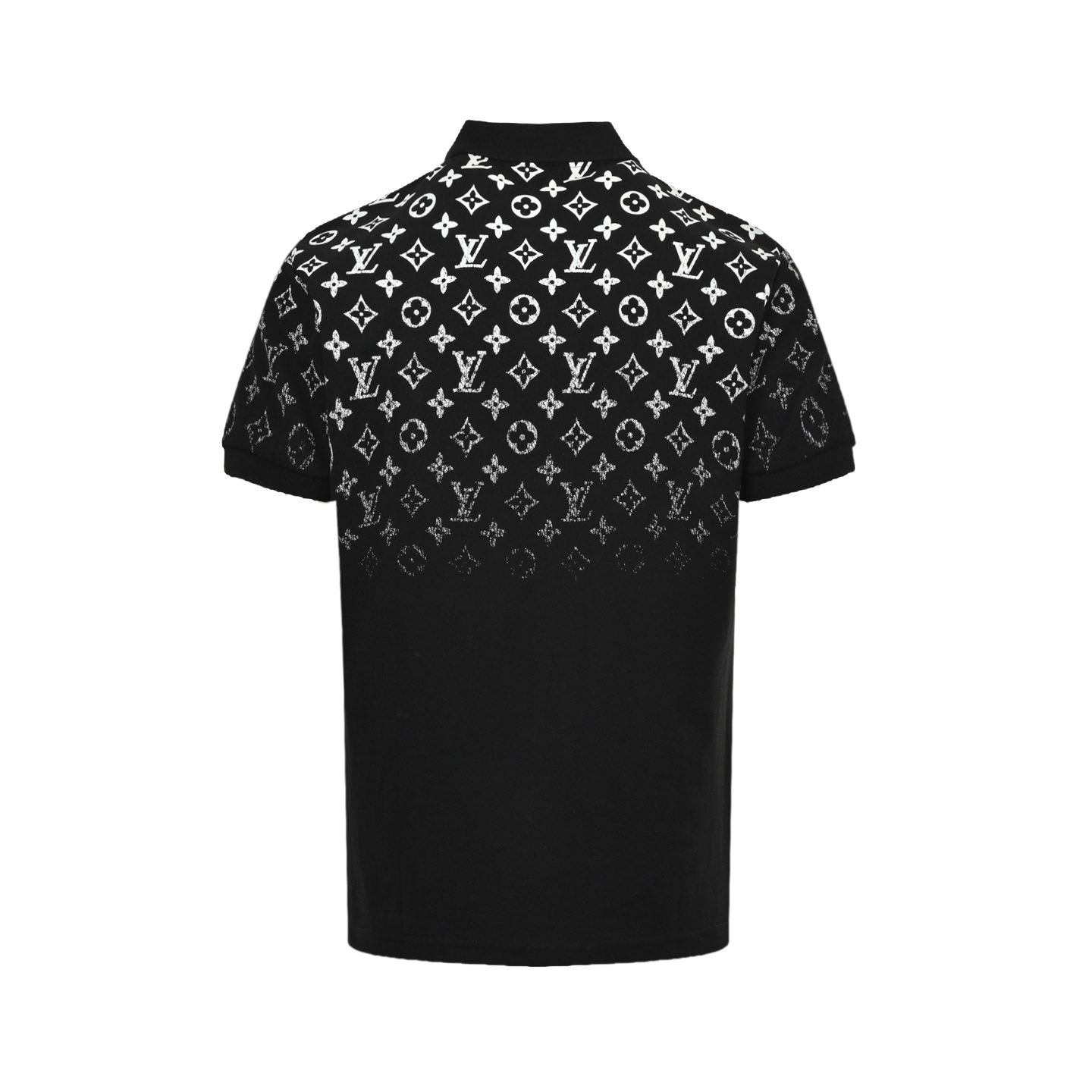Louis Vuitton 25ss old flower gradient Polo short sleeve
