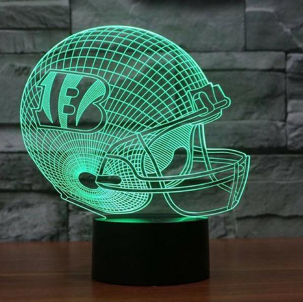 CINCINNATI BENGALS 3D LED LIGHT LAMP