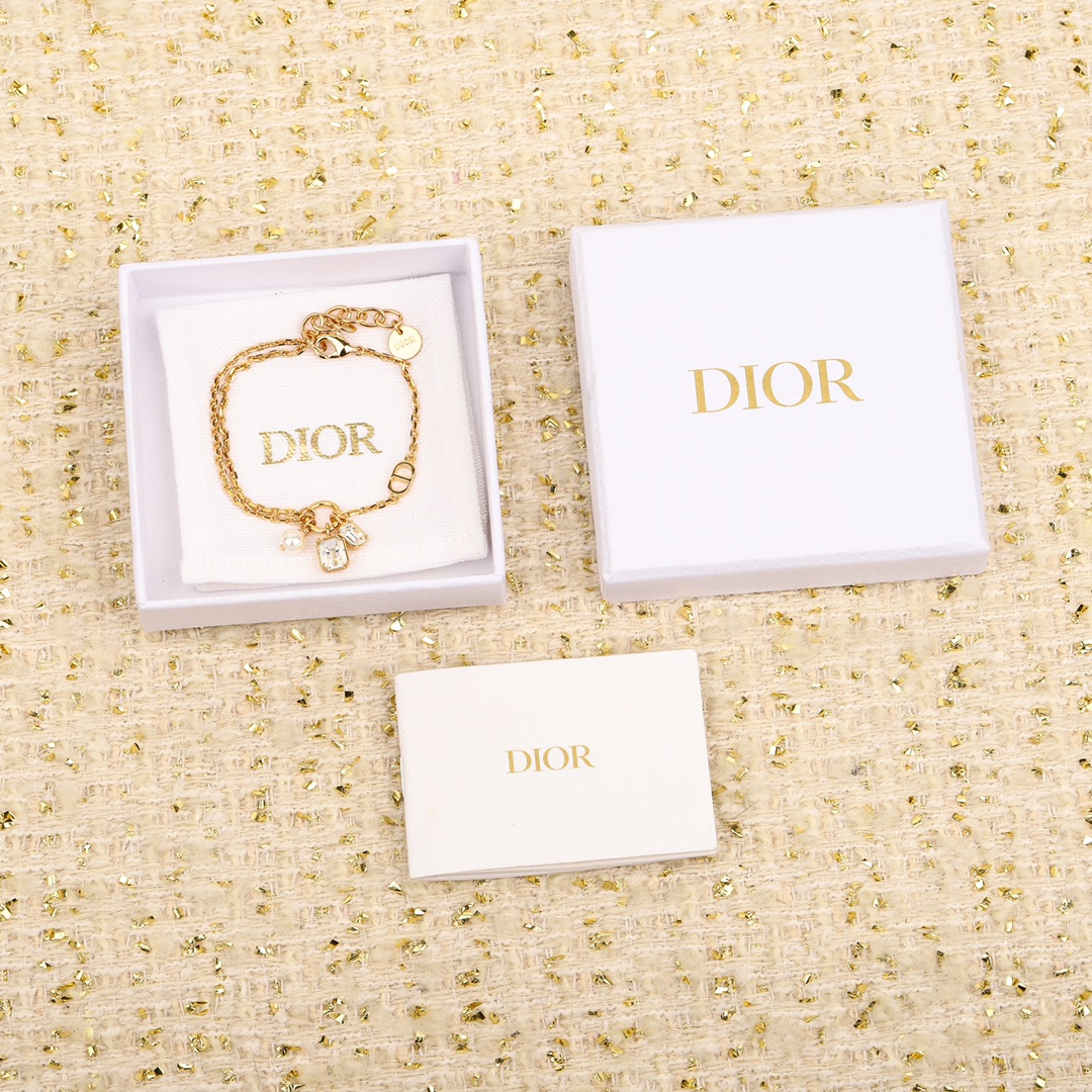 Dior Pearl and Diamond Bracelet