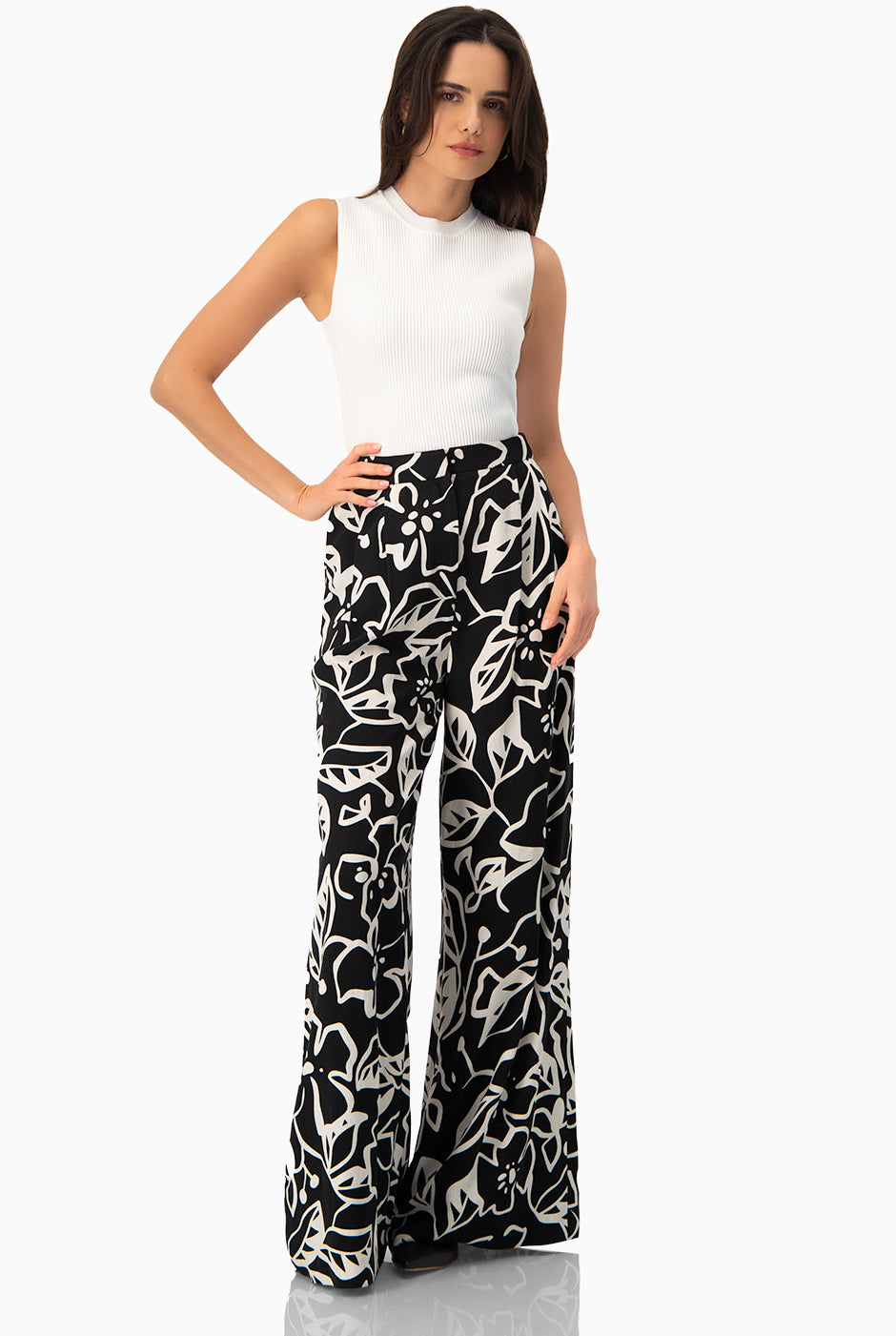 Slim Top Knitted Rib