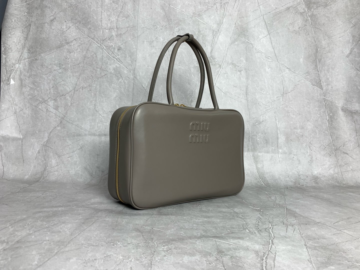 Miu Miu Brown Leather Briefcase 5BB117
