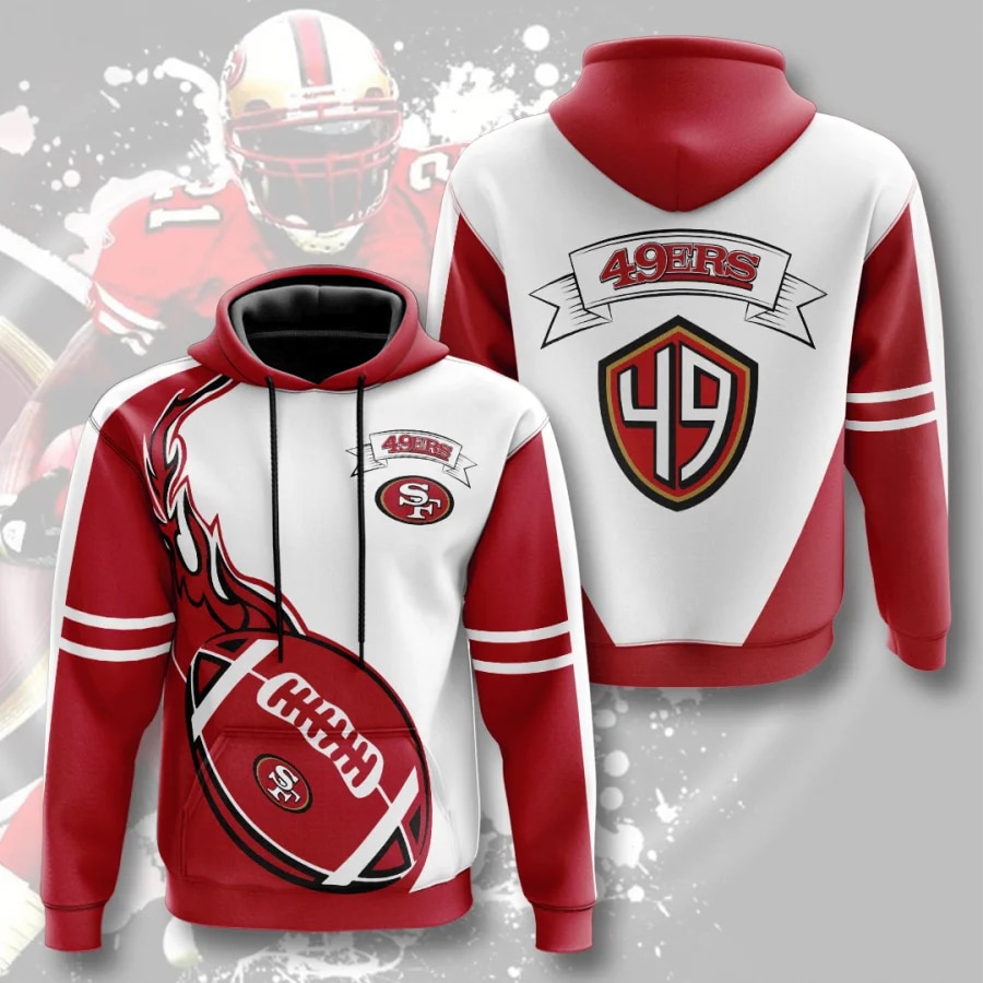 SAN FRANCISCO 49ERS 3D HOODIE SSFF49002