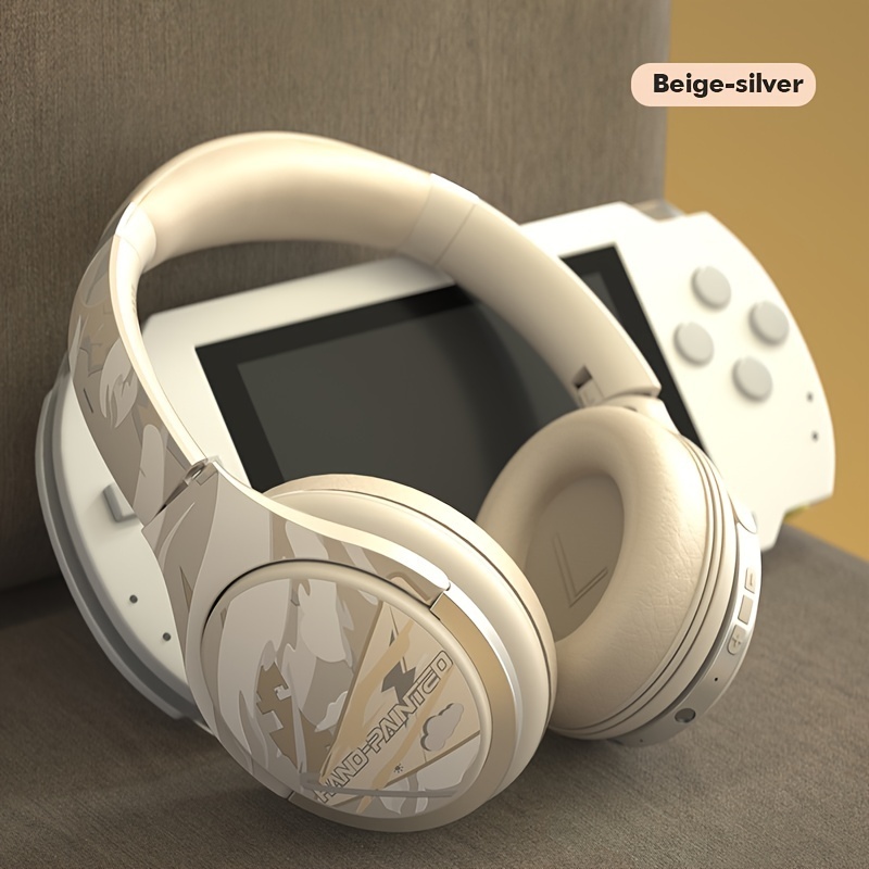 Headset Head-mounted Wireless ANC Active Noise Cancellation Compatible With Gaming,mobile Phone