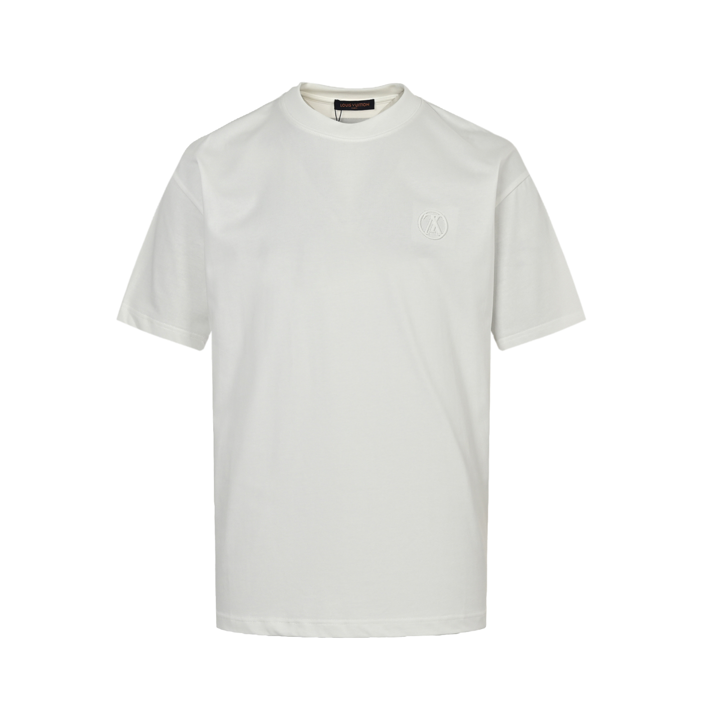 Louis Vuitton 25ss reverse roundel embroidered logo short sleeve