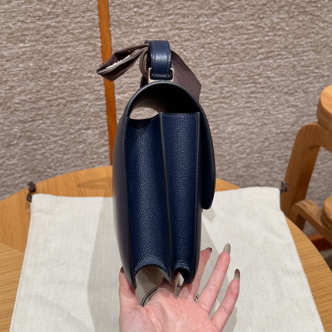 Hermès Constance 73 Blue saphir handbag (handmade to order)