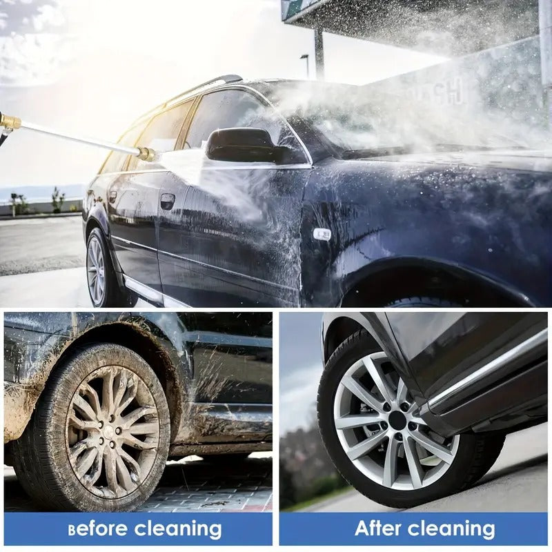 🔫 50% OFF! 💦 High-Pressure Garden Hose Nozzle – 2 Nozzles, Stainless Steel & Leak-Proof 🚗