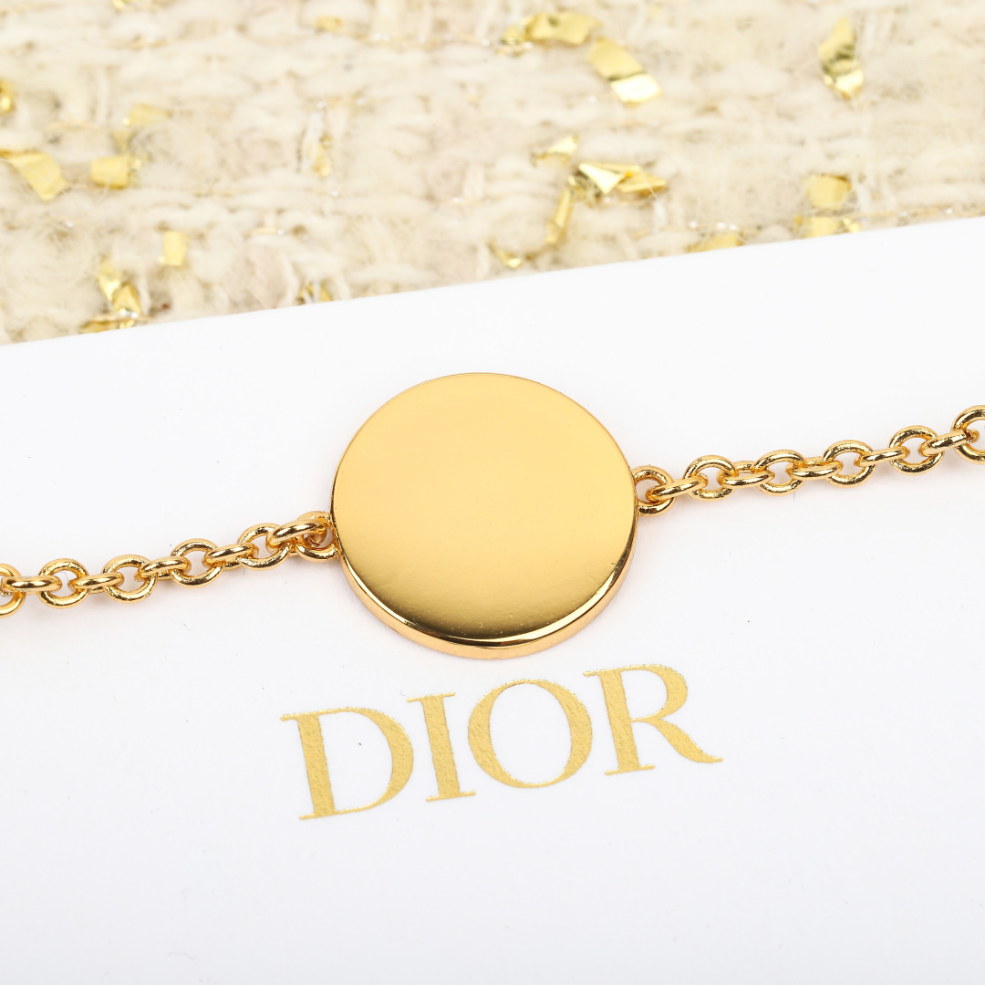 Dior Black Round Bracelet