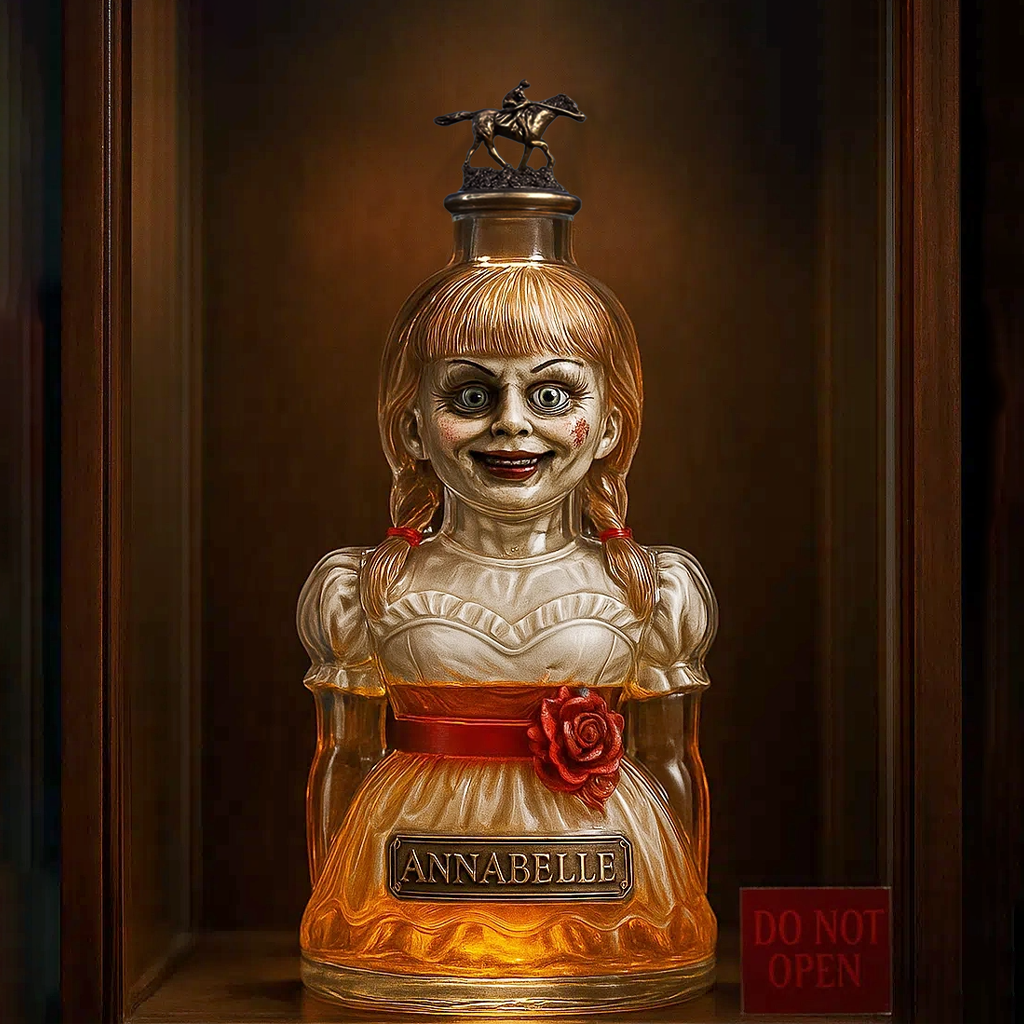 👁️‍🗨️ Annabelle Whiskey Bottle — The Possessed Pour You’ll Never Forget