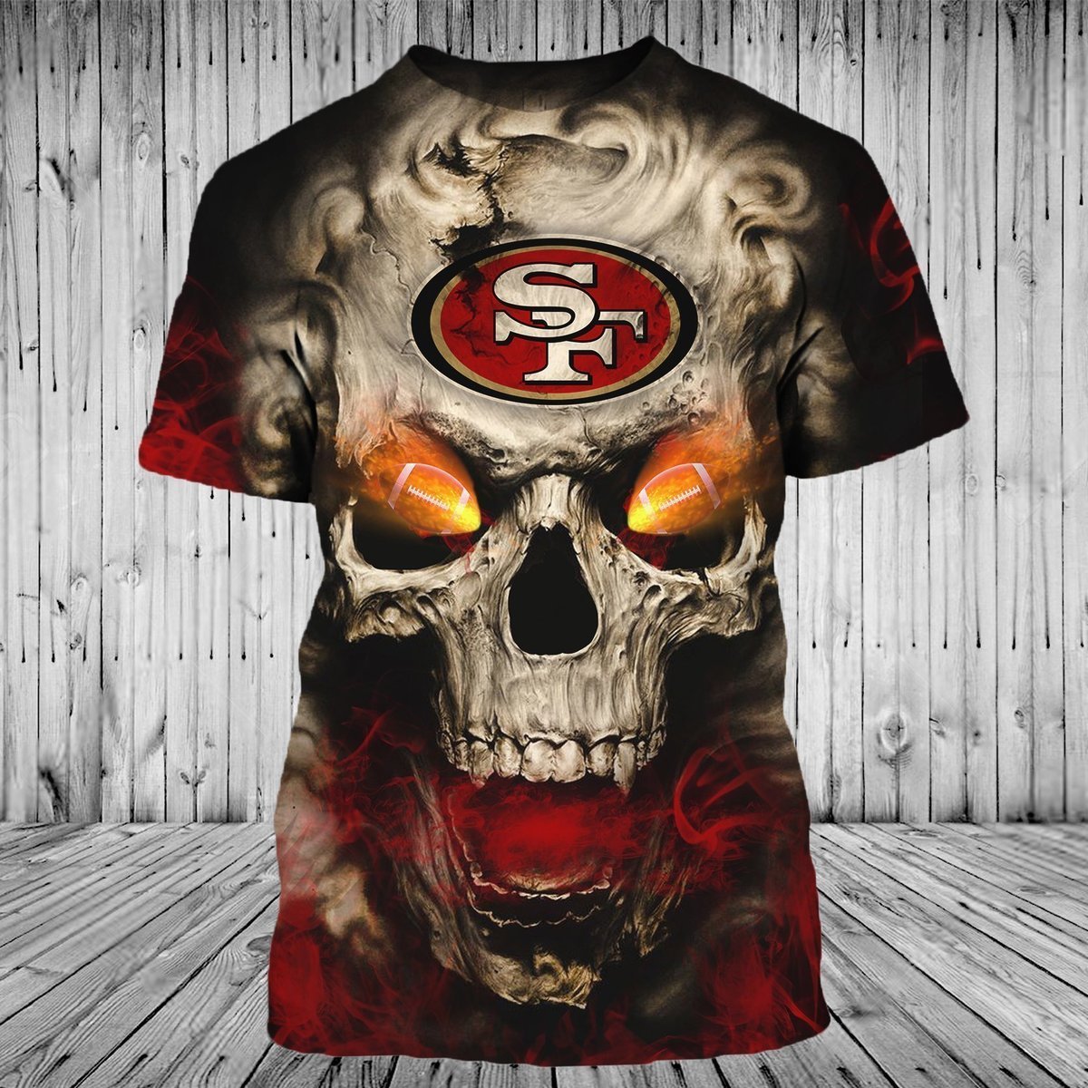 49ERS 3D HOODIE SKULL9