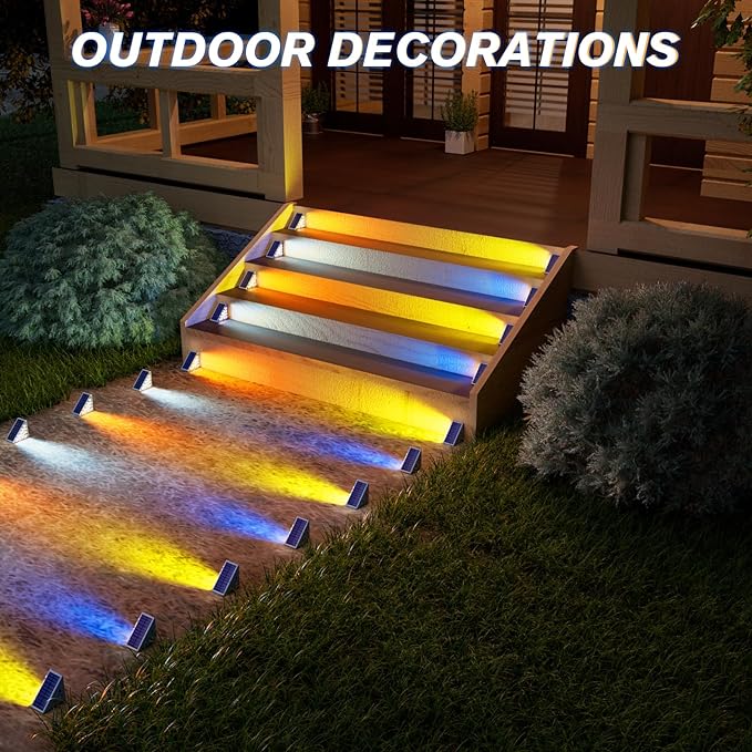 Solar anti-theft staircase light