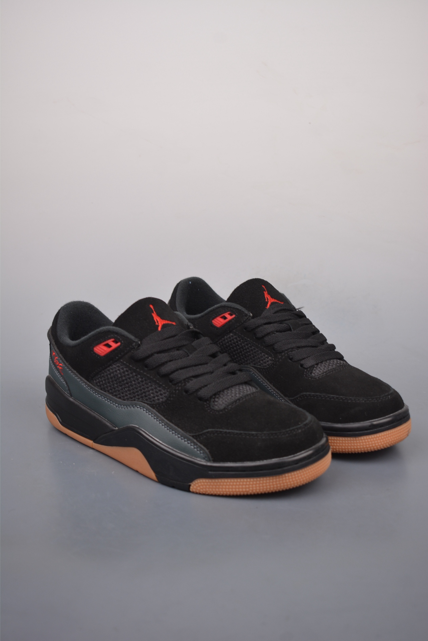 Nike Air Jordan Flight Court Black Brown Red HF3255-001