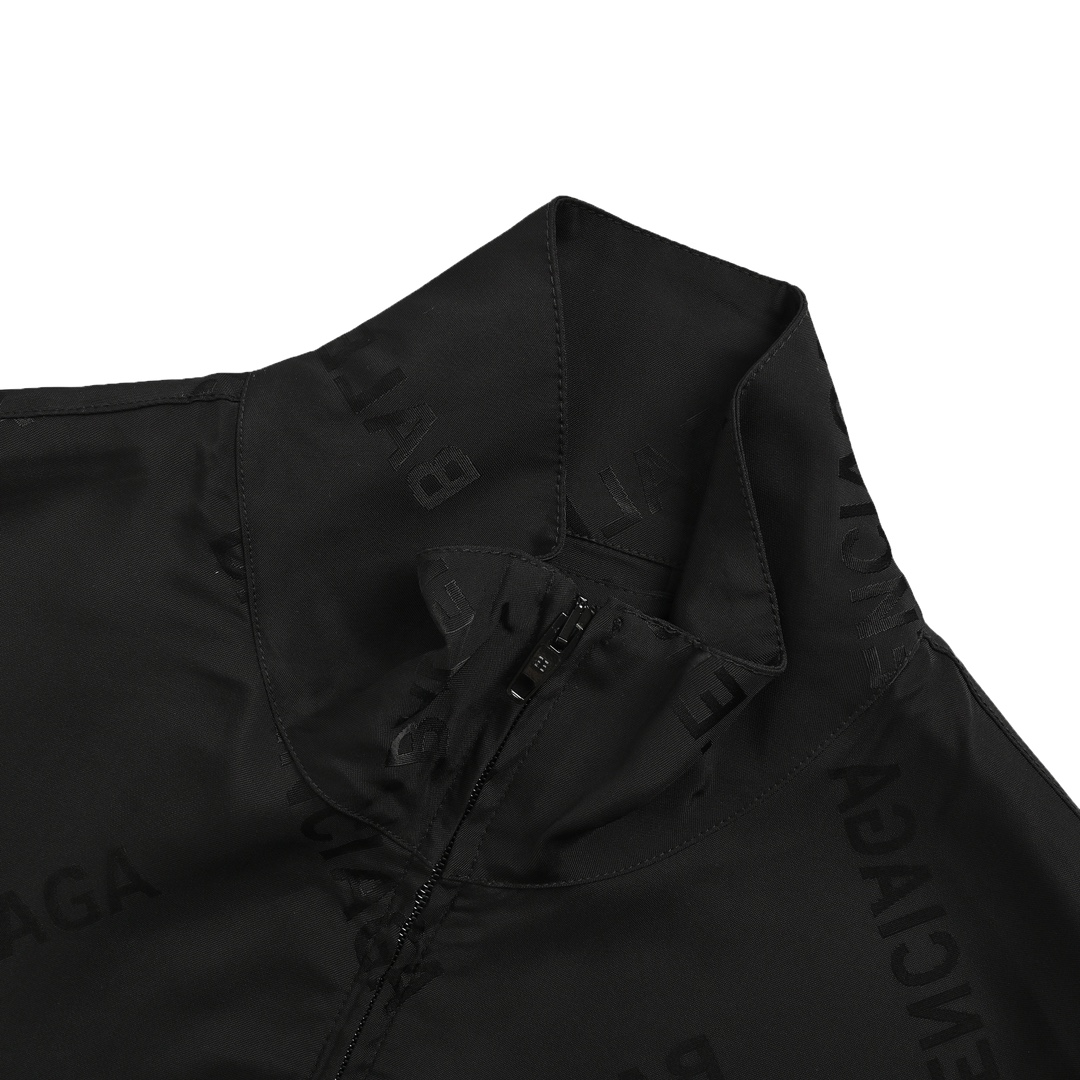 Balenciaga 24Fw silk all-over print obscure jacquard jacket