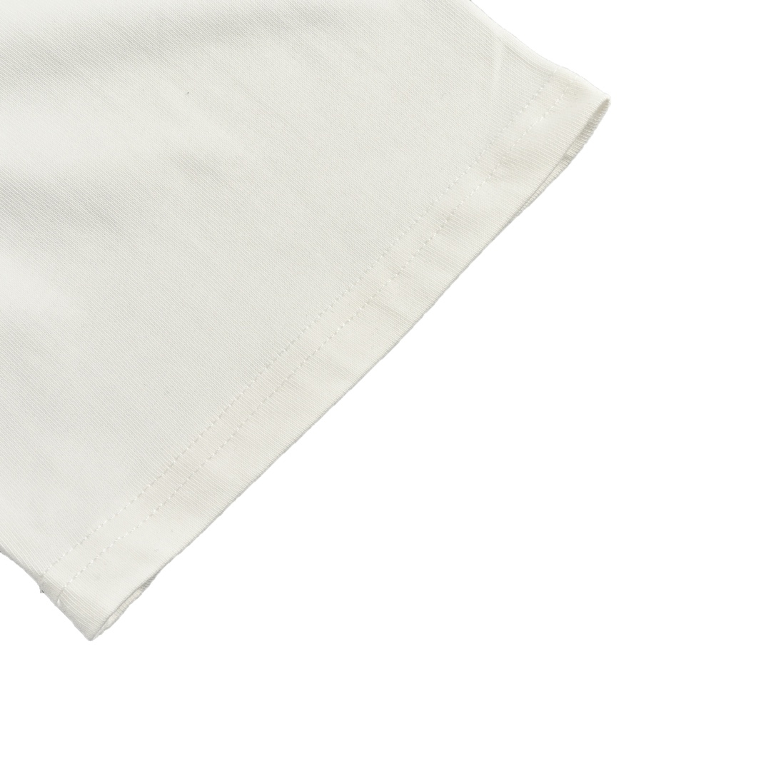 Dior 23ss blue striped letter print short sleeve