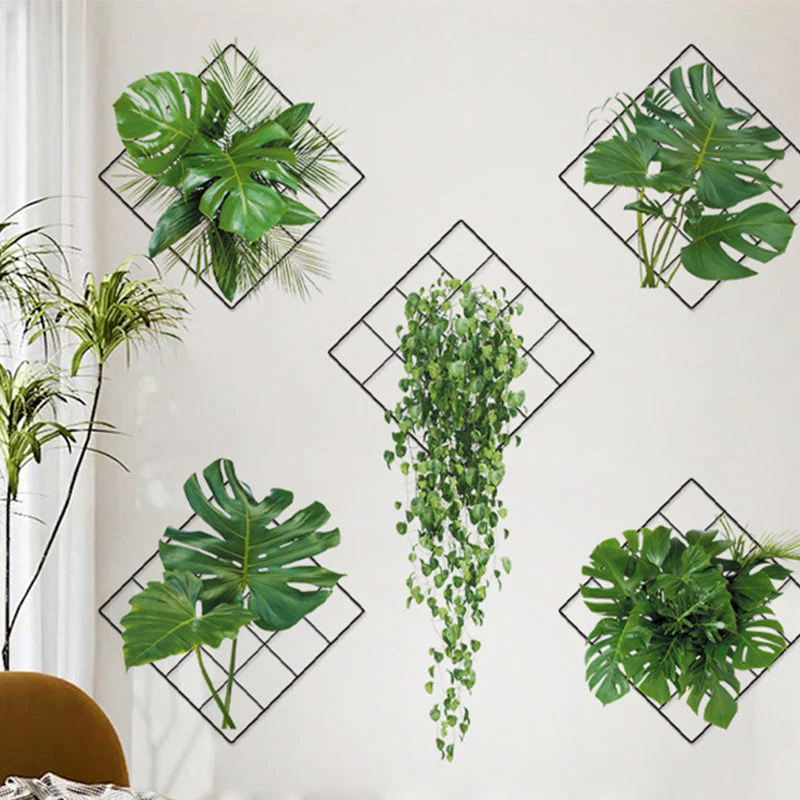 🔥Last Day Promotion-50% OFF🔥12*13inch 3D Plant/Flower Wall Sticker-(1Sets / 5 Pattern)-BUY 4 Sets GET 20% OFF & FREE SHIPPING