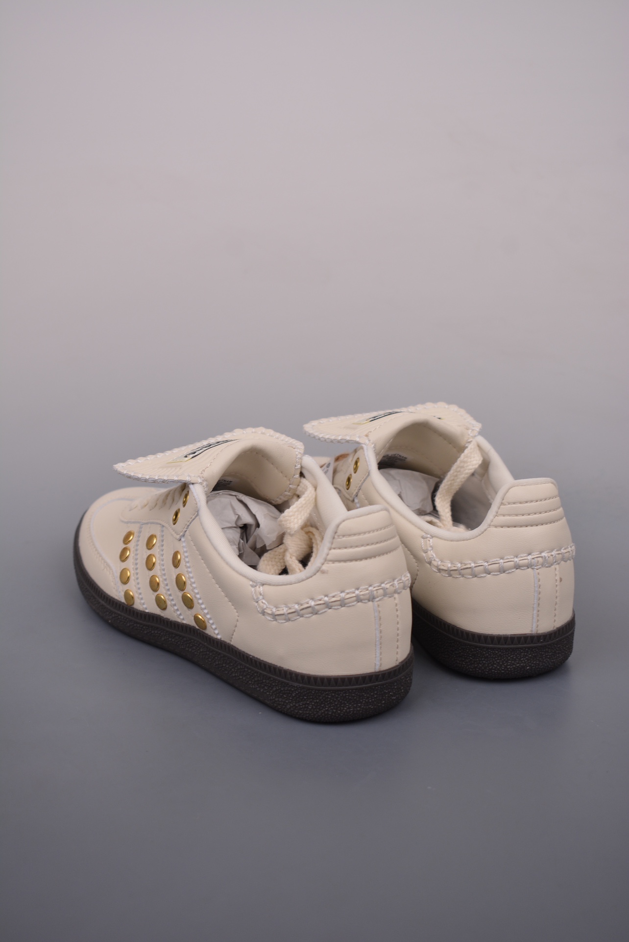 Wales Bonner x adidas Samba 2024 White and Black Rivets IG4304