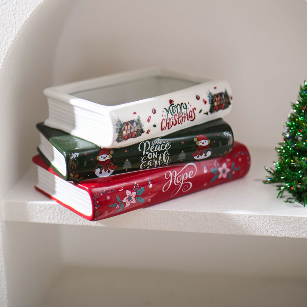 🔥BLACK FRIDAY DEAL🔥Original Unique Ceramic Book-Shaped Decorative Planter