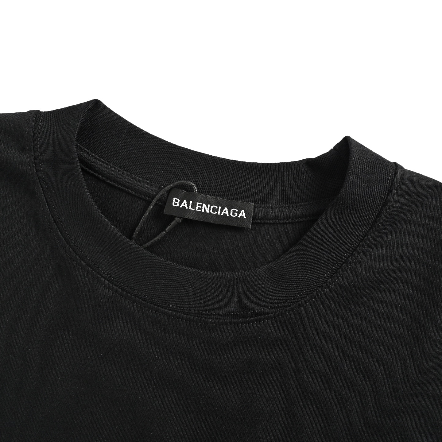 Balenciaga 25ss masking tape print short-sleeve shirt
