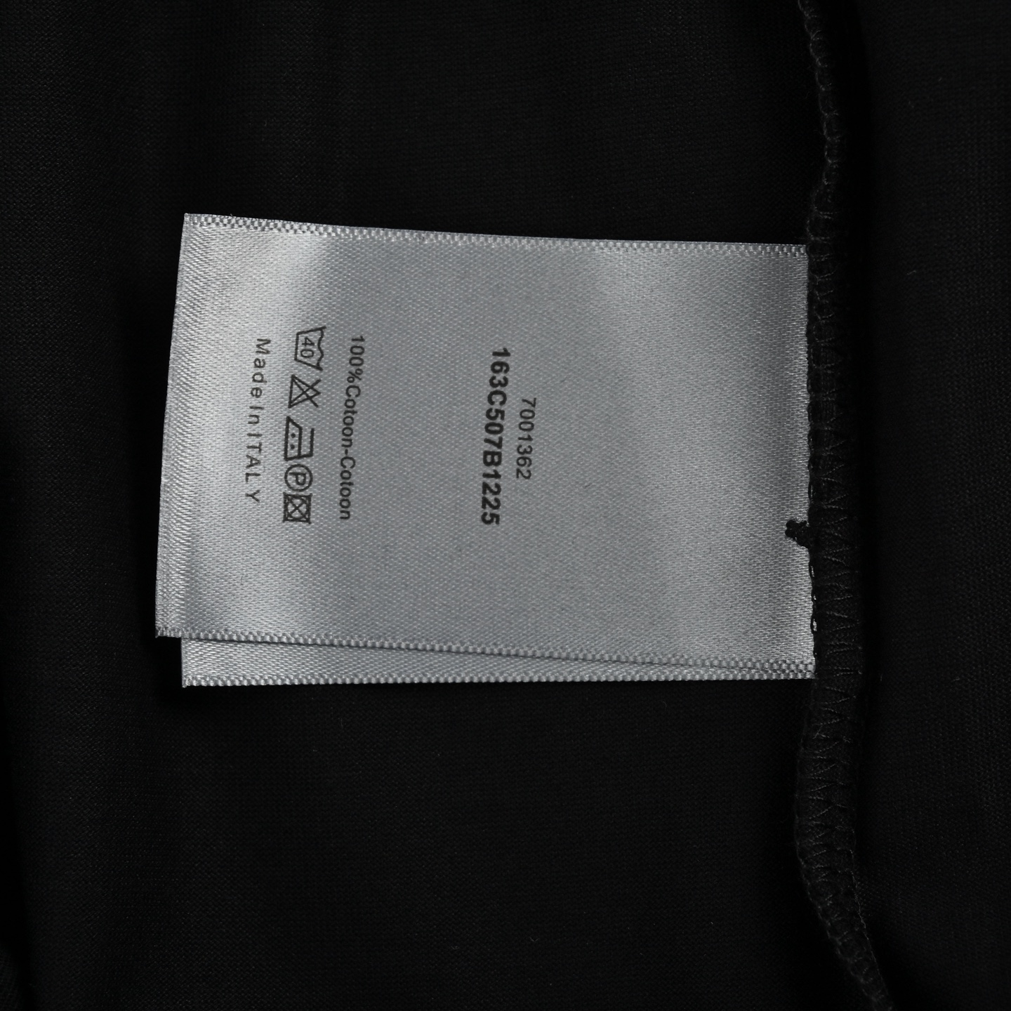Dior patch logo embroidered short sleeves