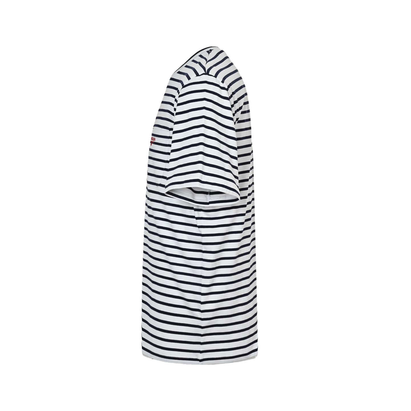 Prada 25ss pocket embroidered striped short sleeve
