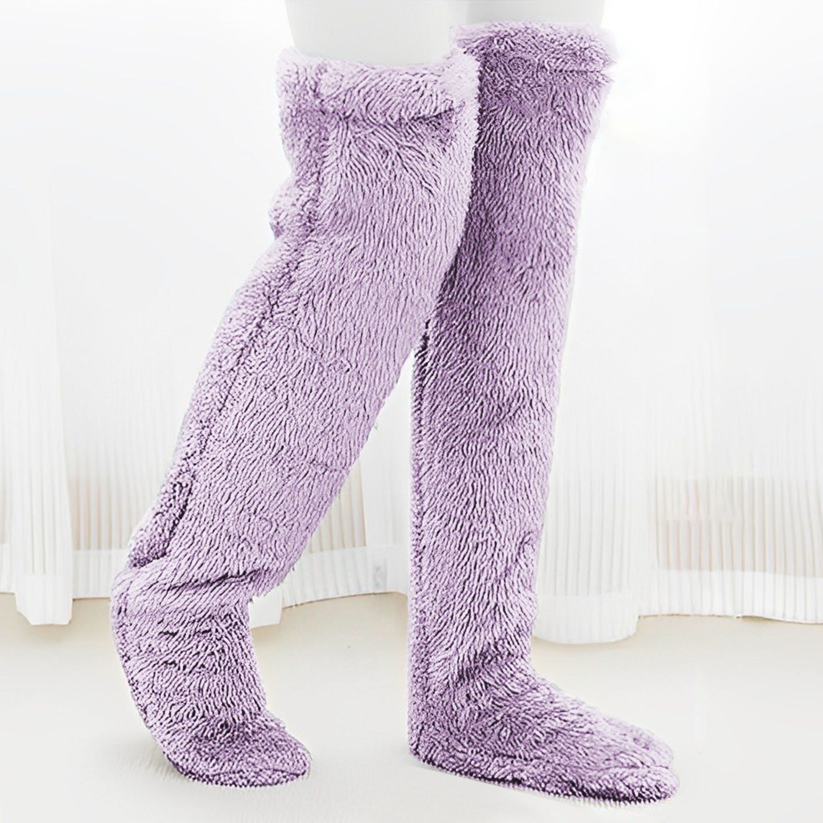 🎄WINTER ON SALE🎄Knee-high thickened warm plush floor socks