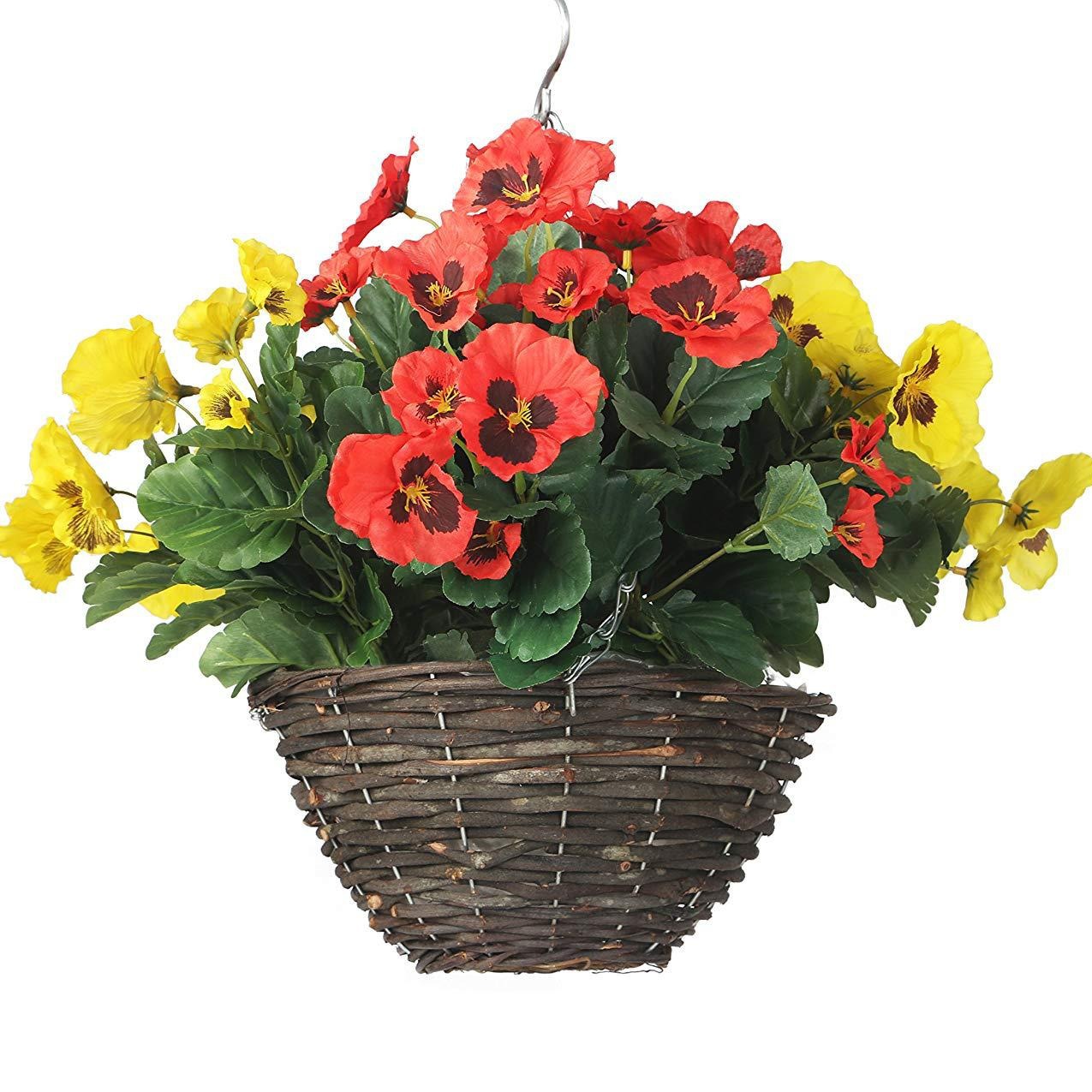 🔥HOT SALE🔥Handwoven Wicker Hanging Basket Flowerpot