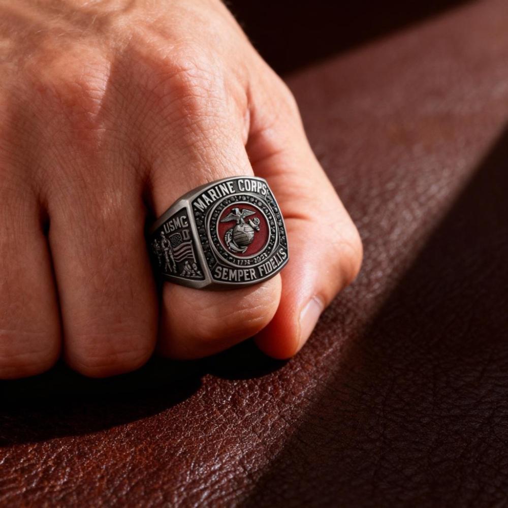 U.S. Marine Corps 250th Anniversary Commemorative Ring