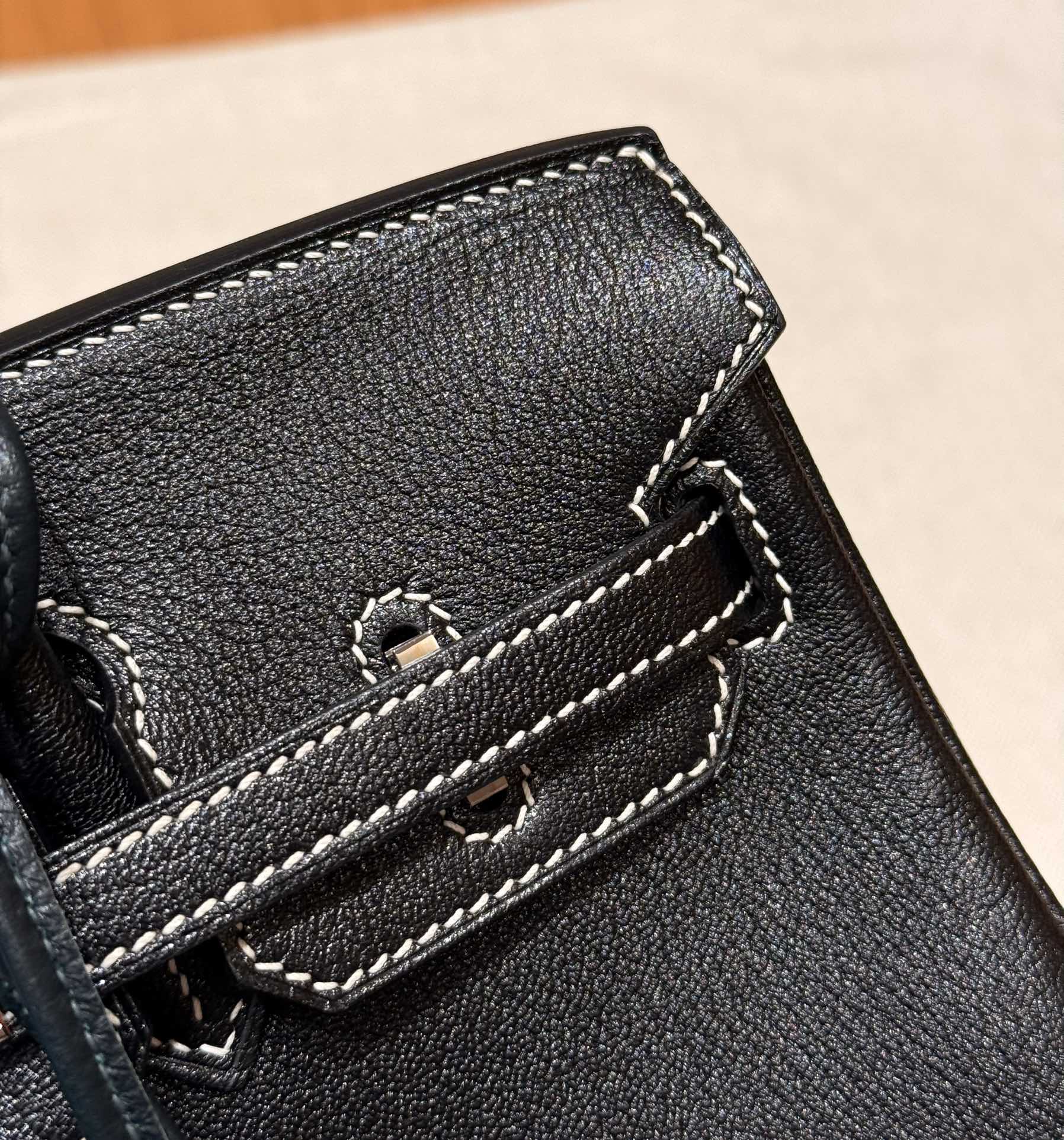 Hermes Birkin 89noir handbag (handmade to order)