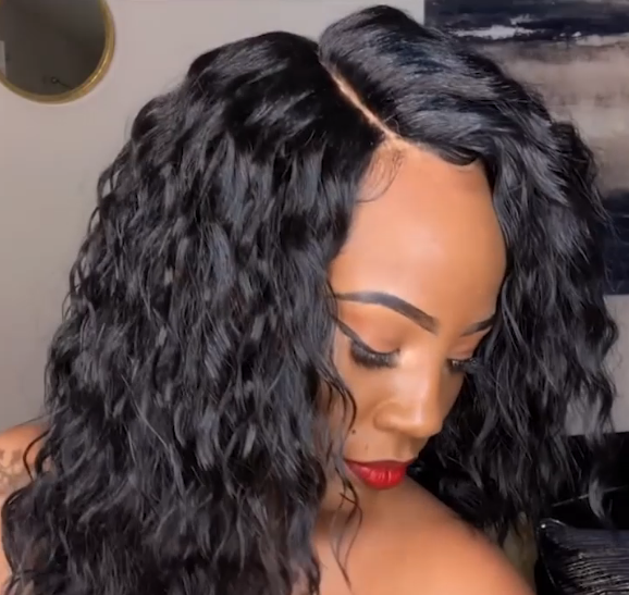 New Style Special Sale Basic Cap Lace Frontal Water Wave Wig
