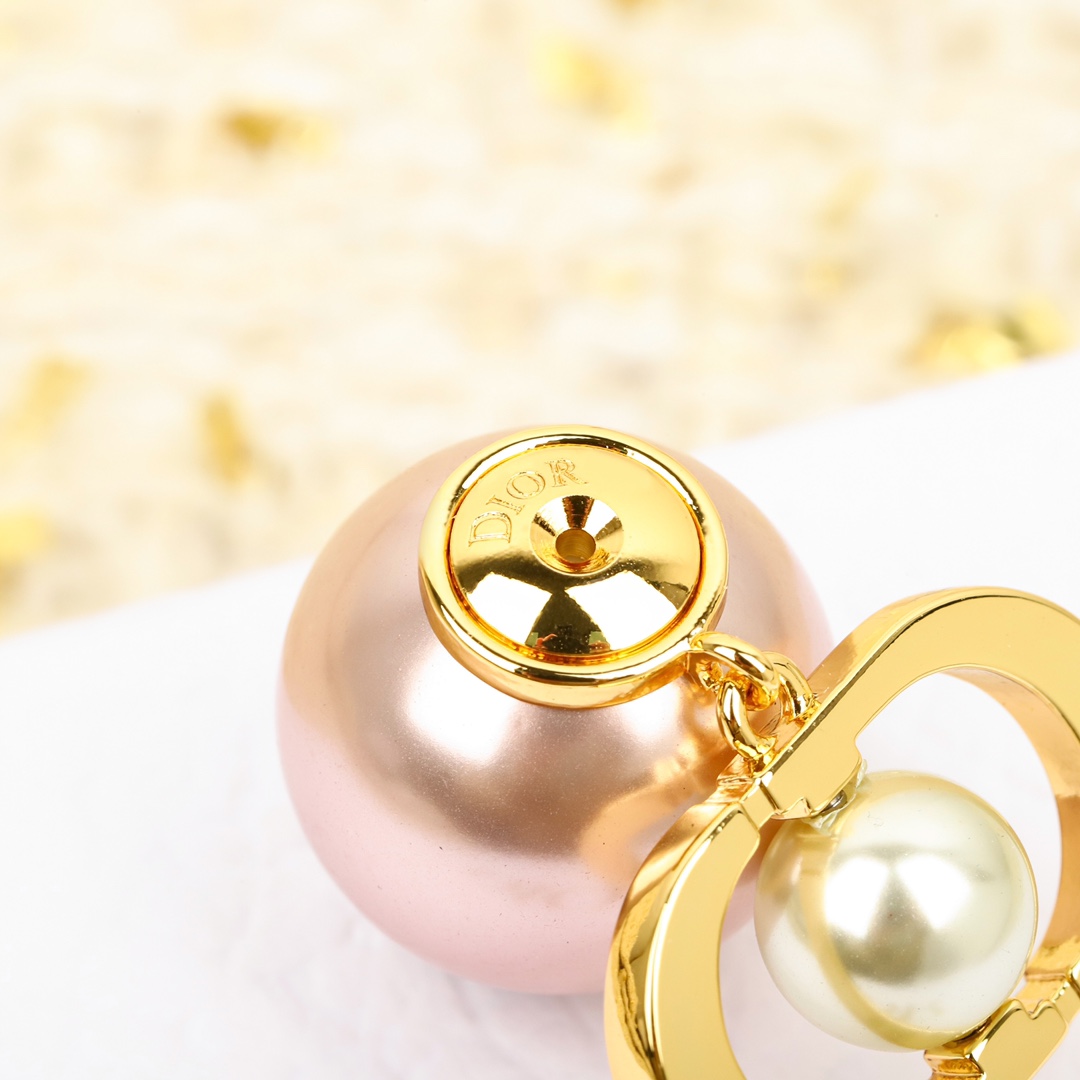 Dior CD Pearl Earrings