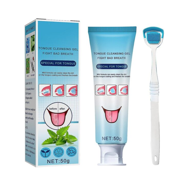 Healthy Oral Hygiene Brush & Tongue Cleansing Gel
