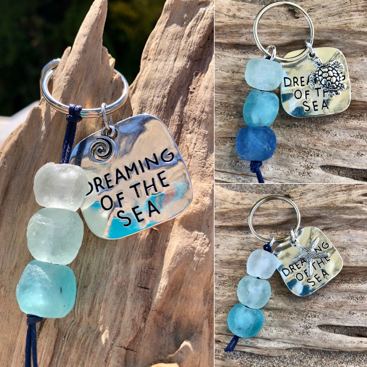 Holiday Gifts | SeaGlass Keyring🌊