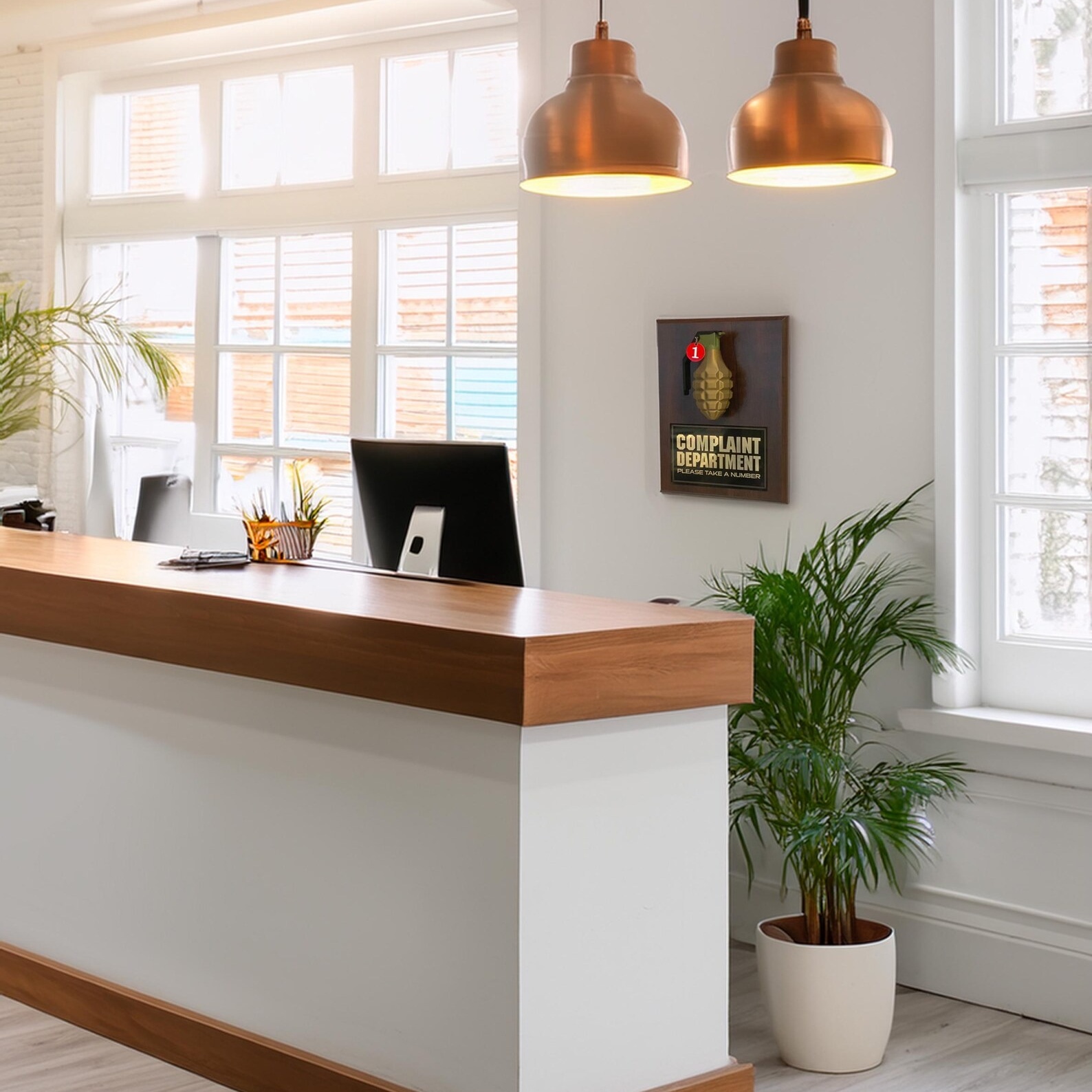 Humor Complainers Plaque Grenade