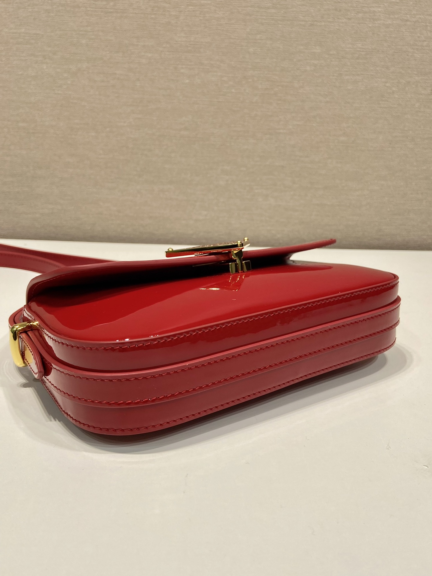 Prada Patent Leather Shoulder Bag 1BD339
