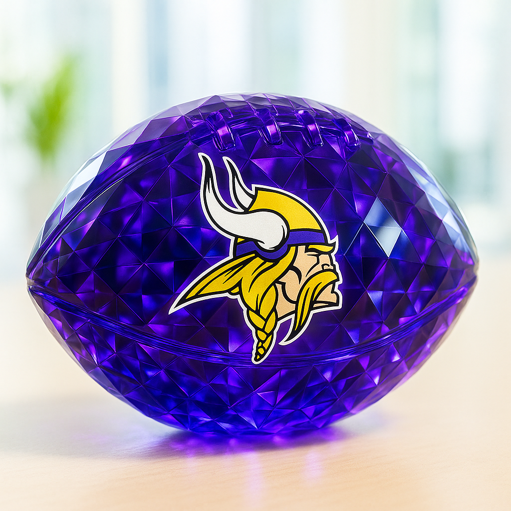 NFL Crystal Football Sculpture