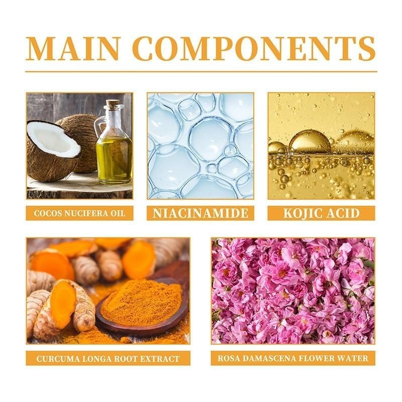 🔥Last Day 49% OFF-🧽Turmeric Skincare Set – Deep Cleanse, Brighten & Hydrate
