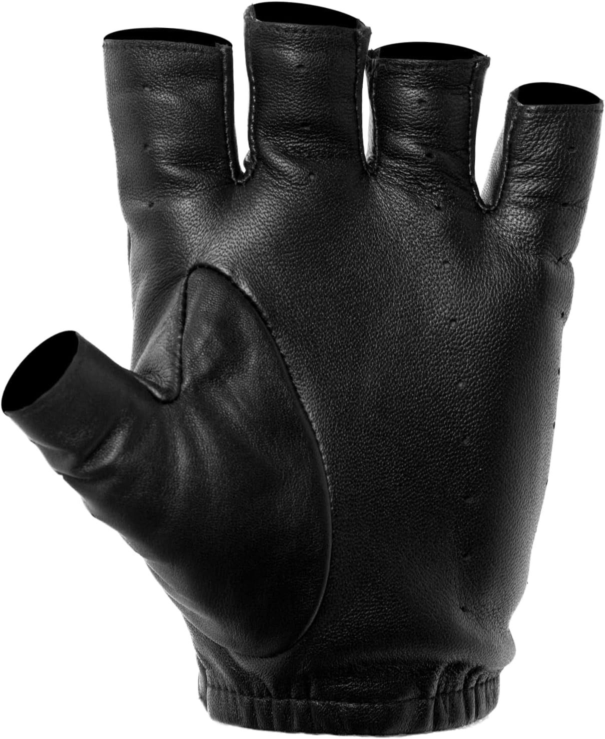 Barcelona motorcycle gloves⚡️ Leather with exposed stitching + metal buckles | Switch to cool-dapper look in just one second