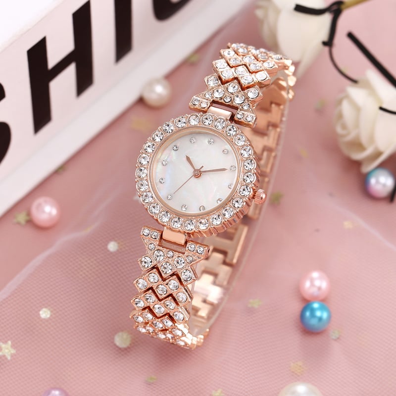 (🔥Mother's Day Sale 50% OFF )-Luxury Women platinum Watch💎-BUY 1 Sets FREE SHIPPING