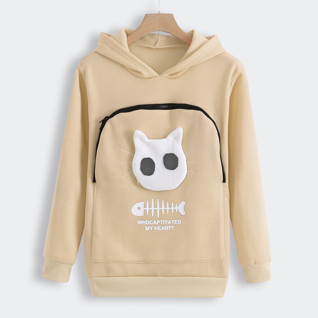 🎄Christmas Special Sale-[SAVE 50% OFF]--Cat Lovers Hoodie Cuddle Pouch--BUY 2 GET 10% OFF & FREE SHIPPING