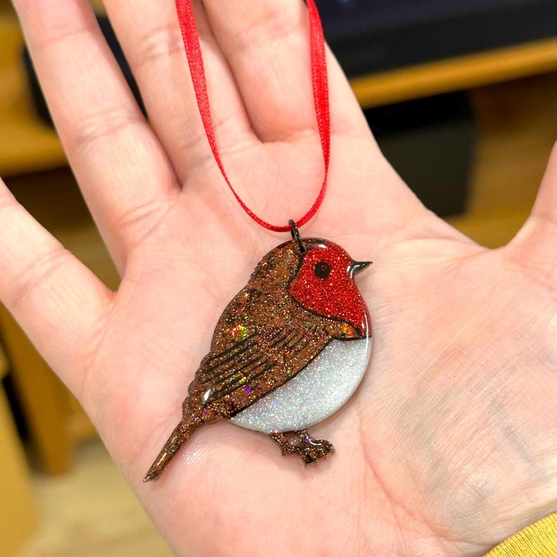 Christmas robin decoration