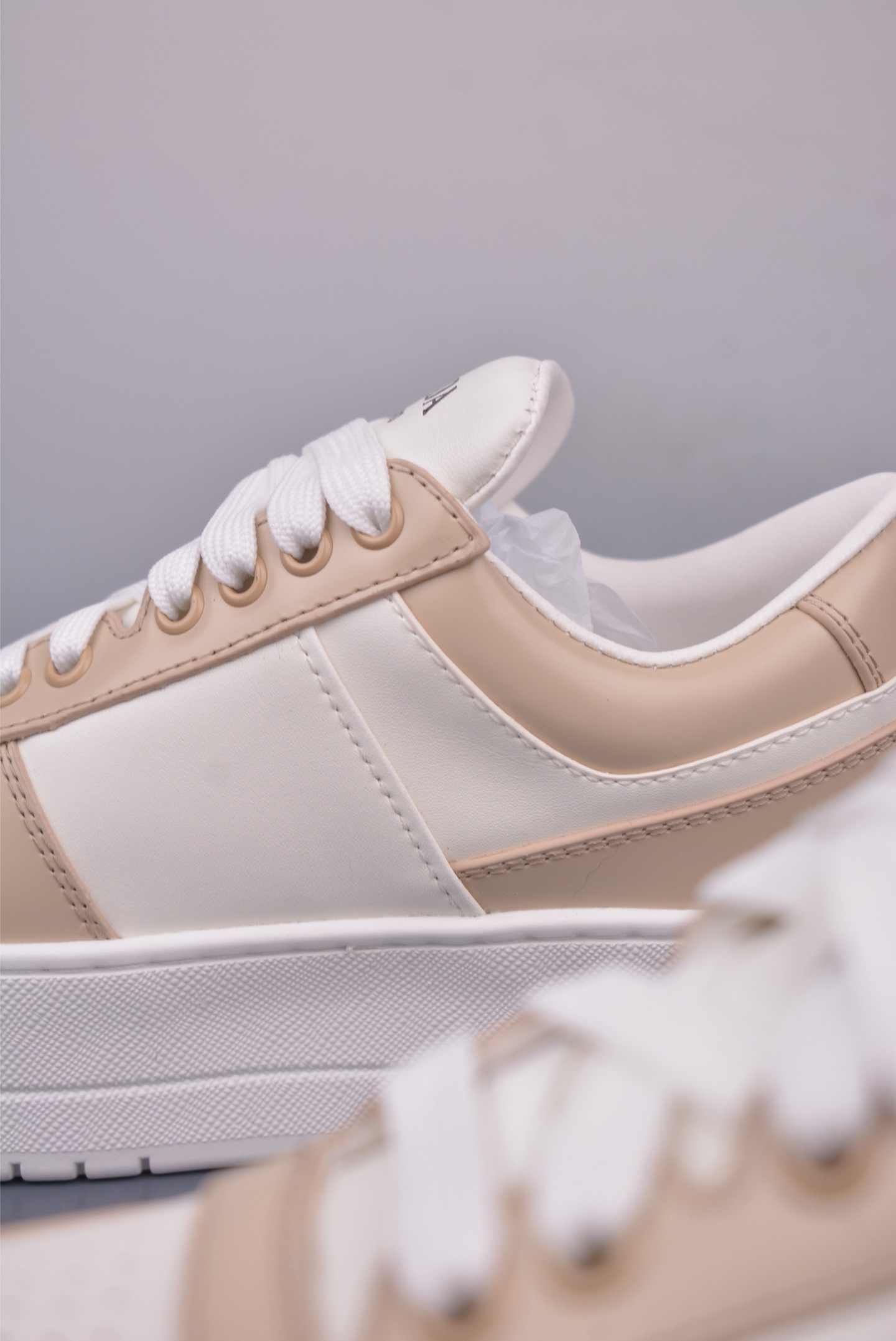 Prada Downtown Bold series thick-soled casual shoes apricot 1E792M_3LPG_F0P09_F_050
