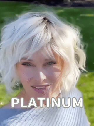 Short Tousled Wig With Bangs