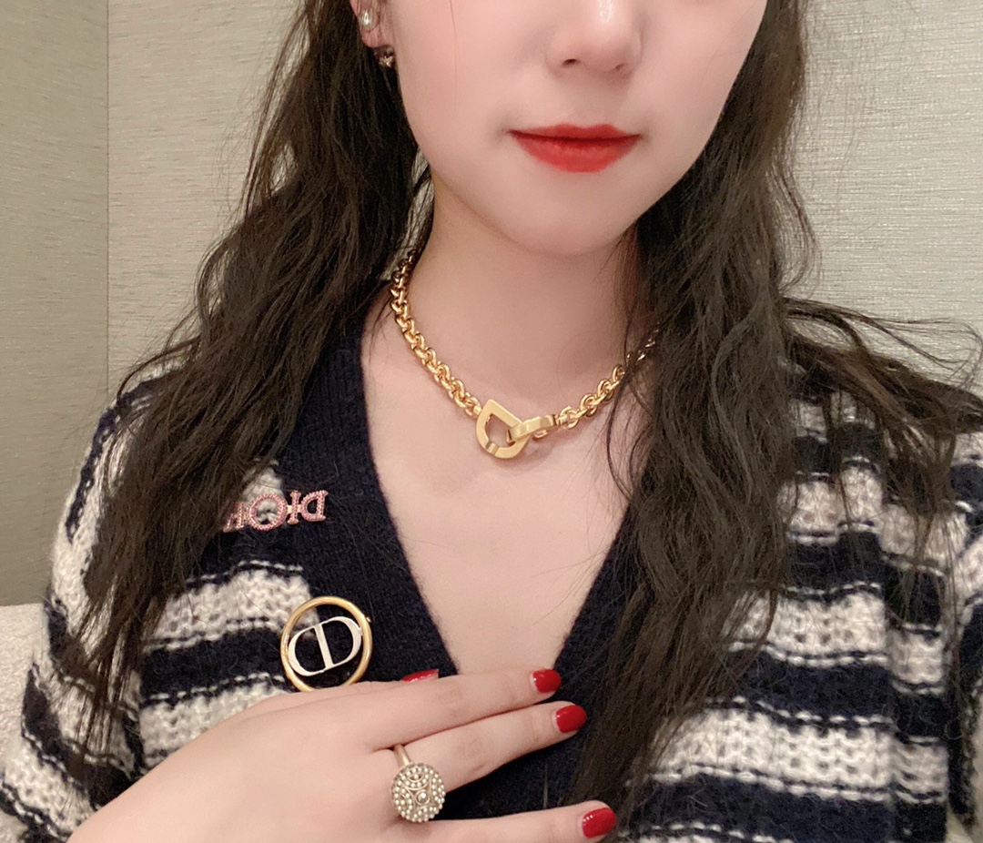 Dior CD Brooch