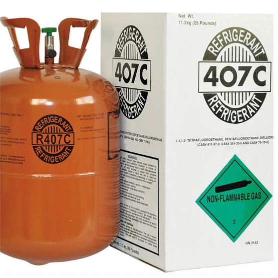 R-407C REFRIGERANT Net 25LB Tank