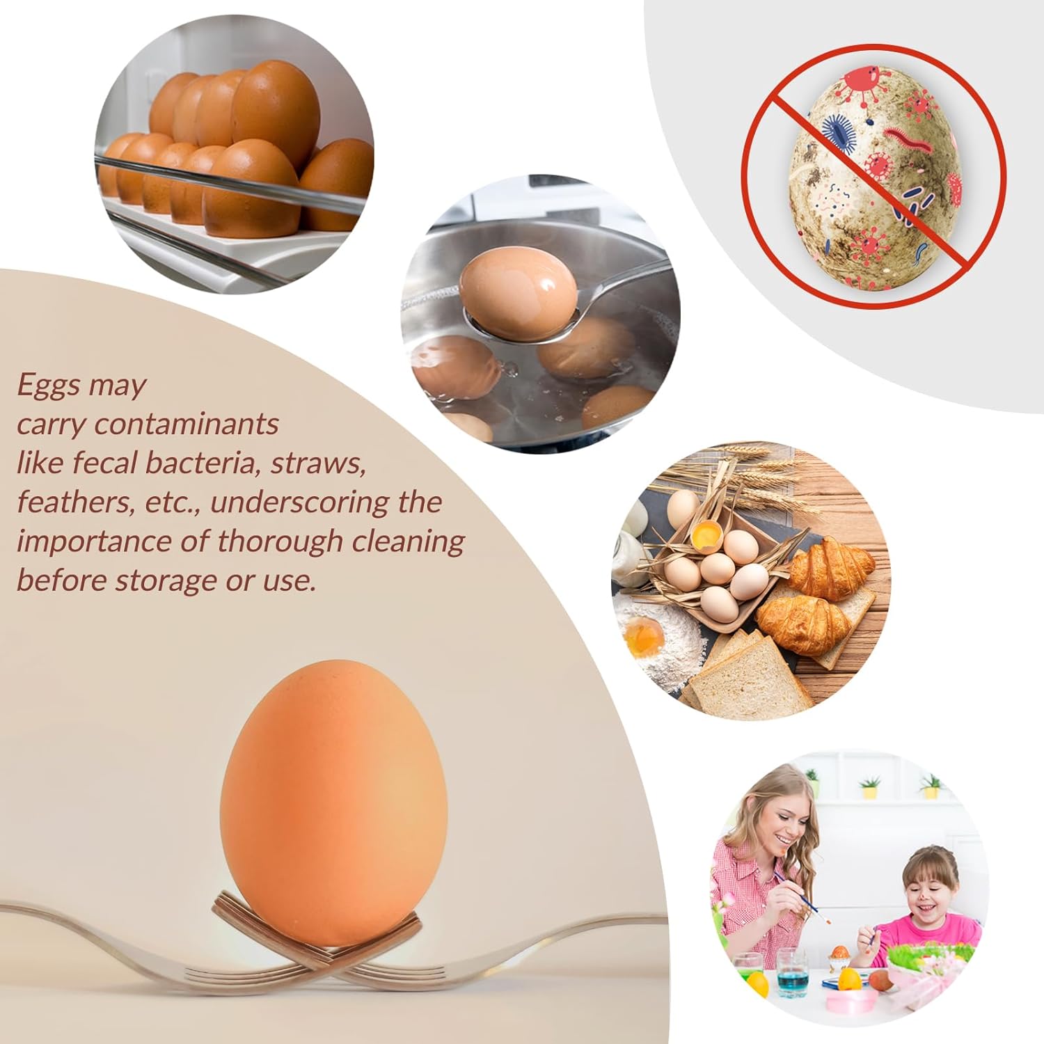 👍2024 New Arrival- 50% OFF💥Silicone Chicken Egg Cleaner for Fresh Eggs